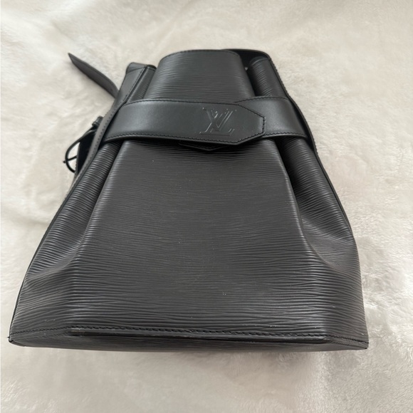 Louis Vuitton Black Backpack with Epi Leather Finish